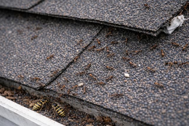Insects in attic